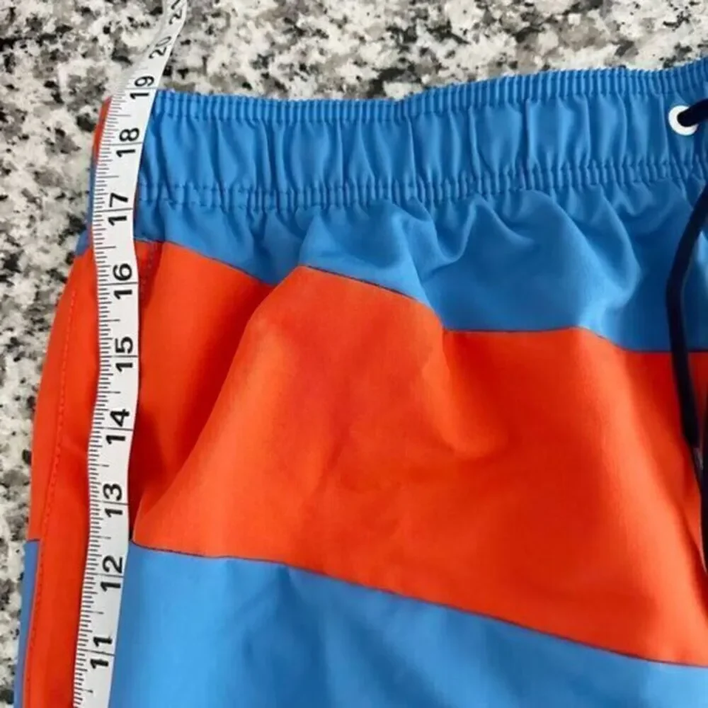 Speedo Men's Volley Palace‎ Beach Print Stripe Swim Trunk Size Extra Large